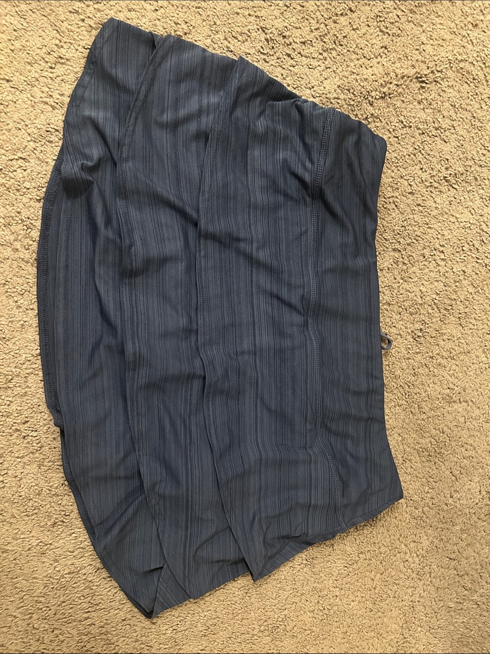Athleta Navy Blue Textured Active Leggings